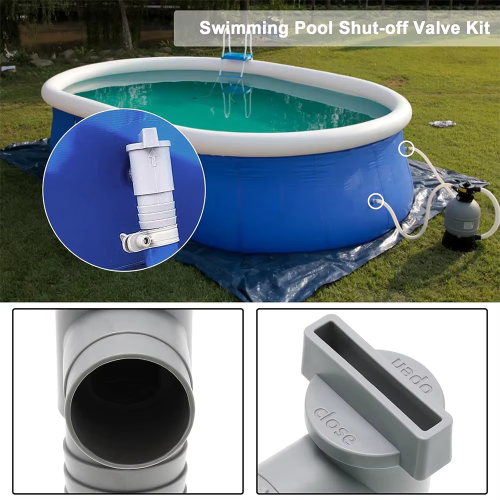 Adaptateur de pompe de filtre de piscine en PVC