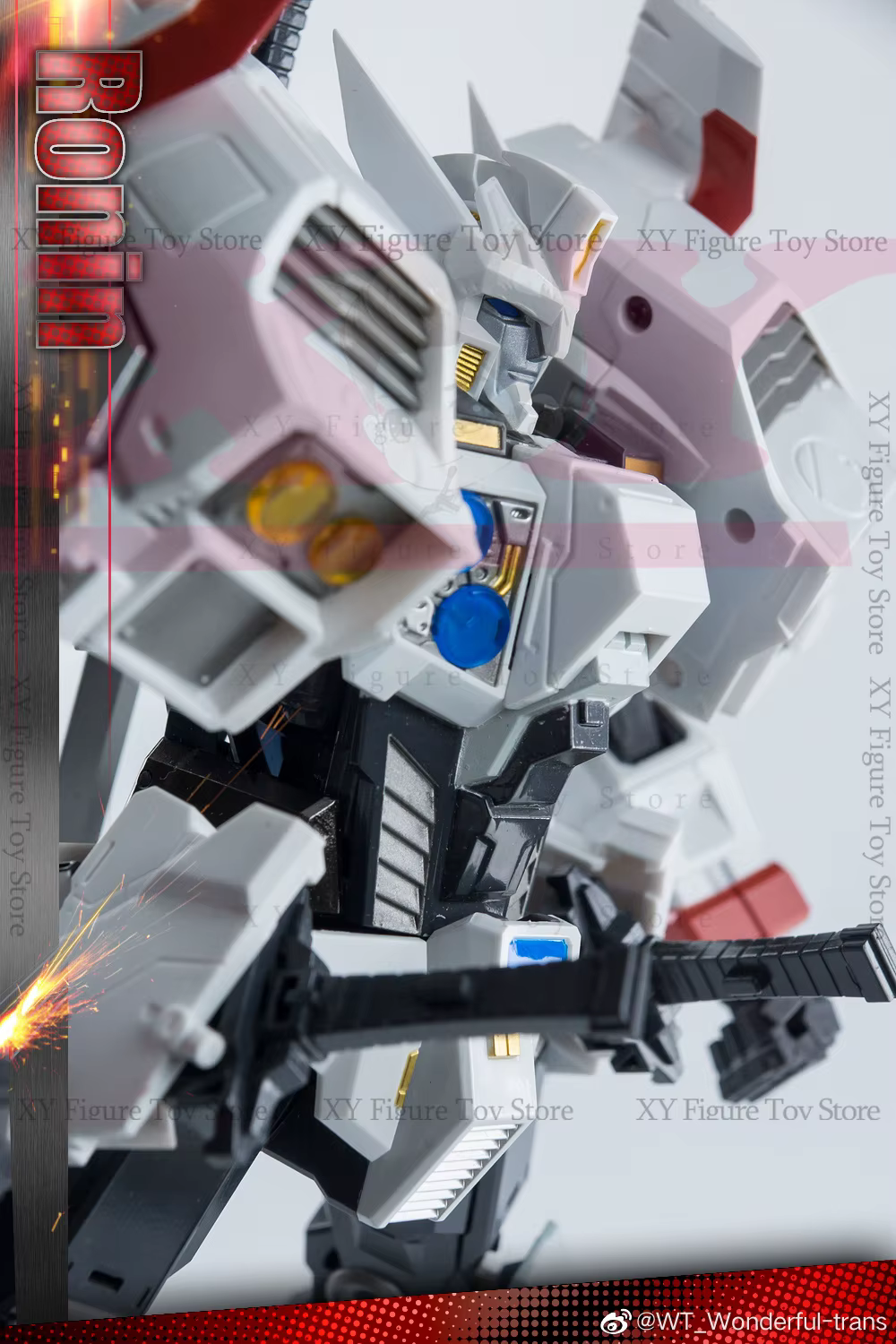 Nouvelle Transformation merveilleux Trans WT01 WT-01 RONIN Robot à dérive blanche chef-d 'œuvre figurine jouets