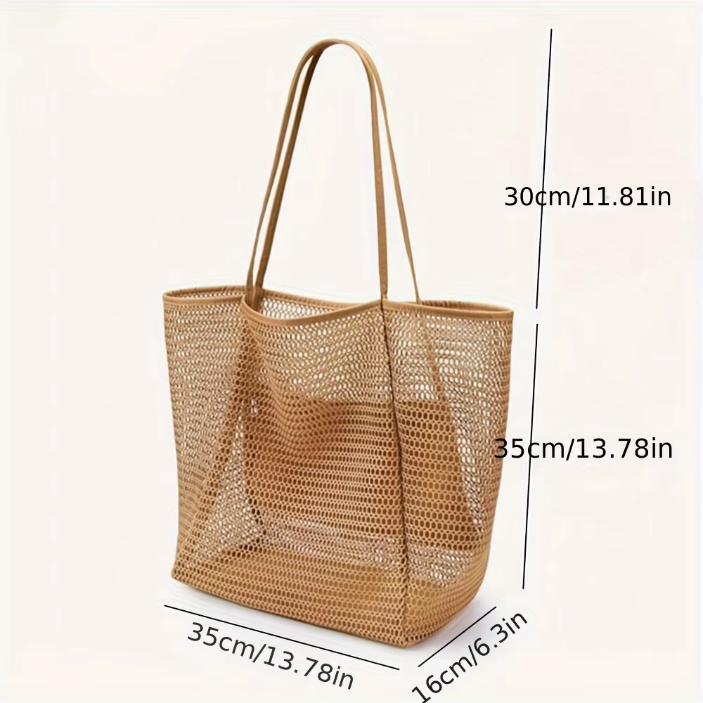 Sac de plage en maille pour femmes