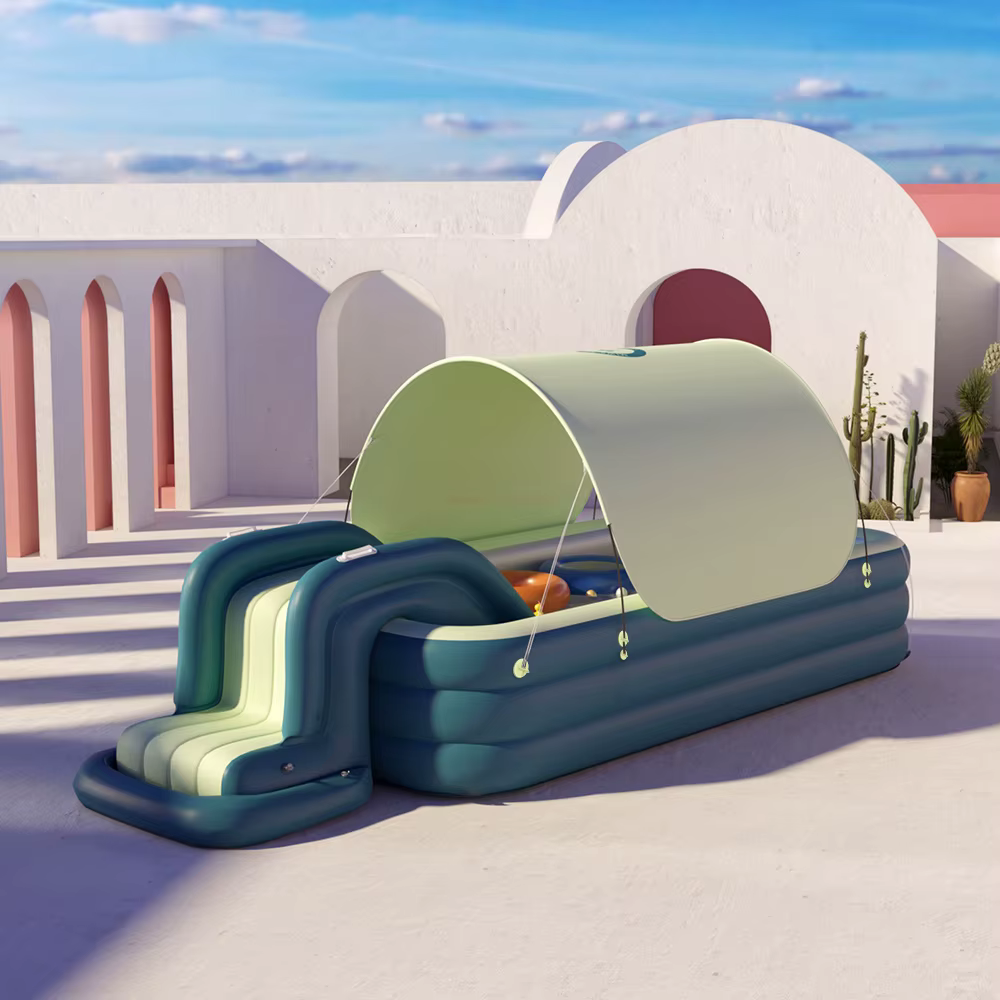Grande piscine gonflable d'été pour famille