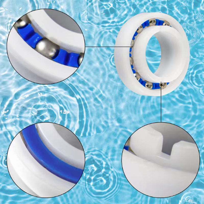 Paquet de 12 roulements à rouleaux de roue pour nettoyeur de piscine Polaris C60 C-60 180 280 pièces de nettoyeurs