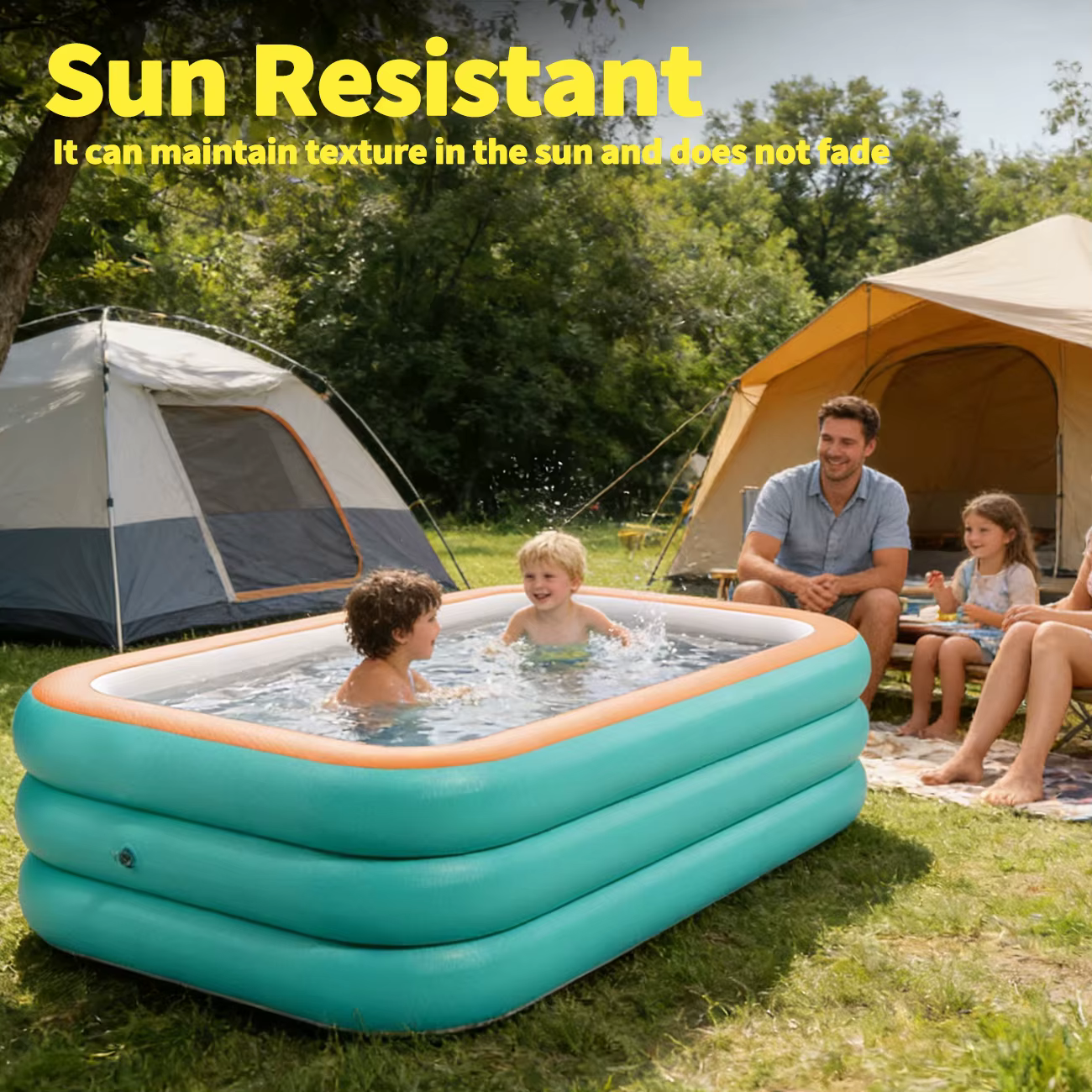 Piscine gonflable durable pour toute la famille