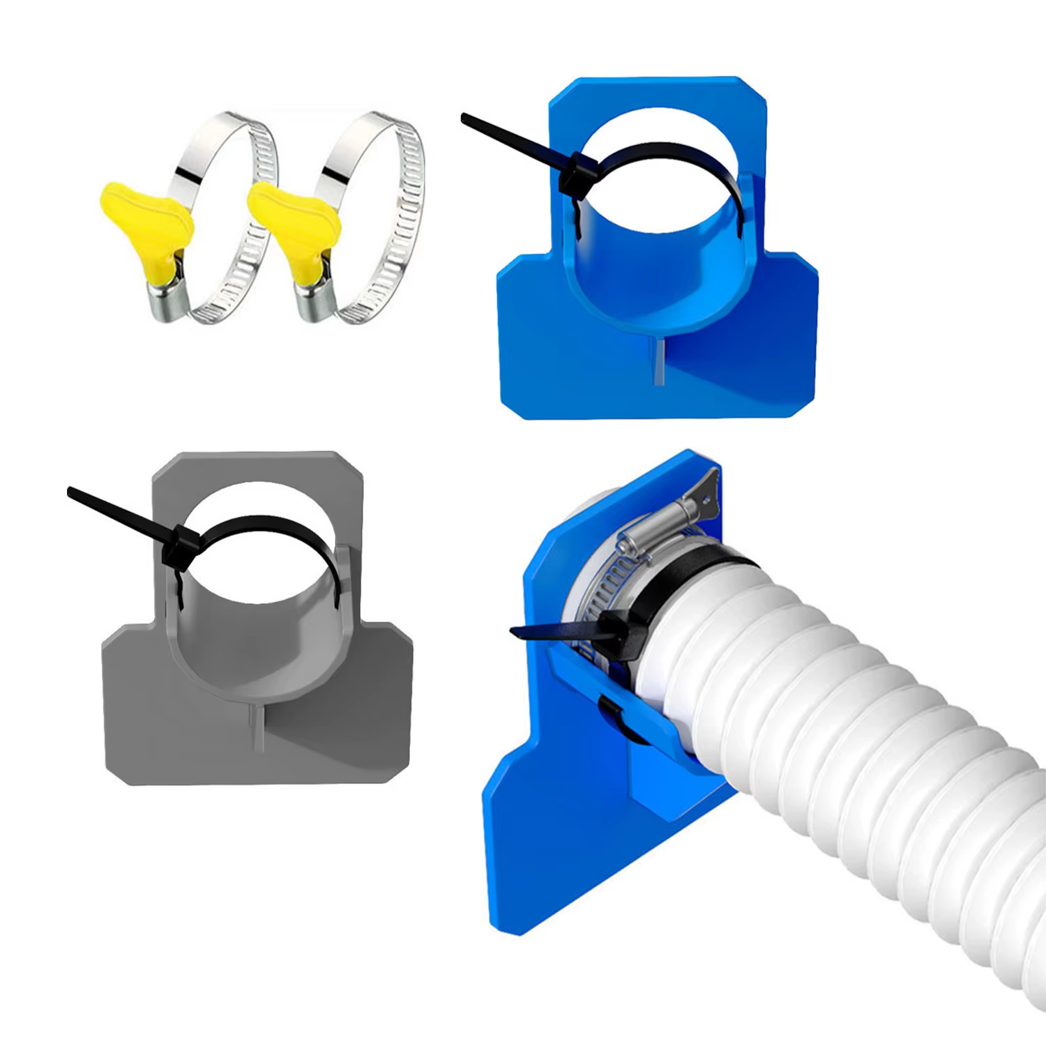 Support de tuyau en fibre pour piscine hors sol Intex