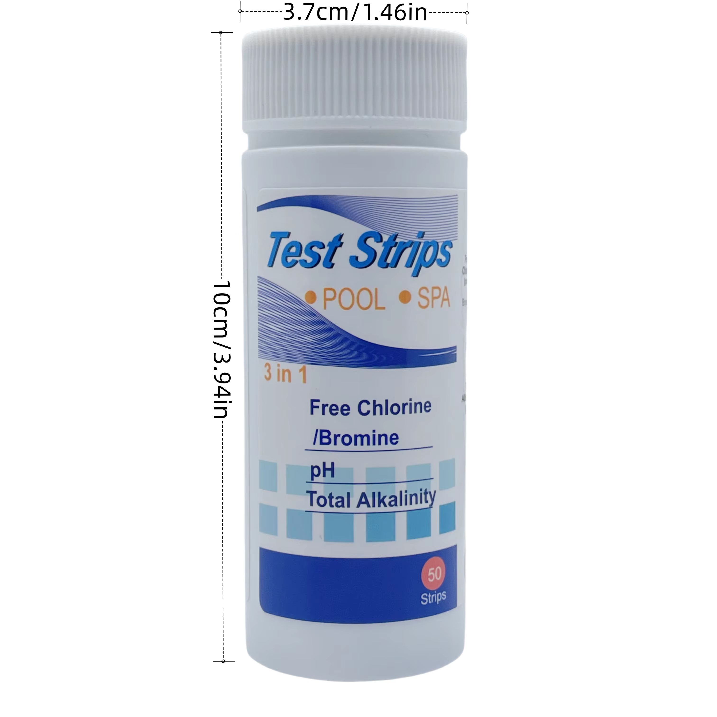 Papier de Test 3 en 1, Immersion du chlore