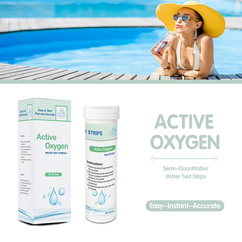 Bandes de test de détection d'oxygène actif