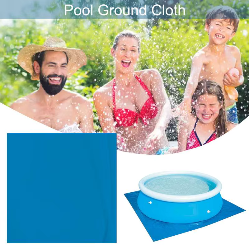 Couverture de piscine carrée en polymère