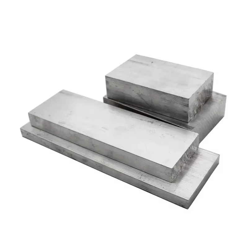 Tôle en alliage d'aluminium, plaque de barre plate, bandes nocturnes, moulin solide, stock CNC, 6061