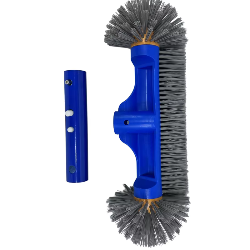 Tête de brosse de piscine avec extrémités rondes