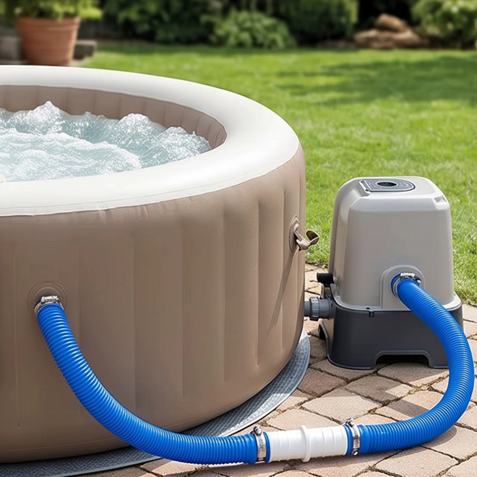Tuyau de remplacement pour pompe de piscine de 1.5m