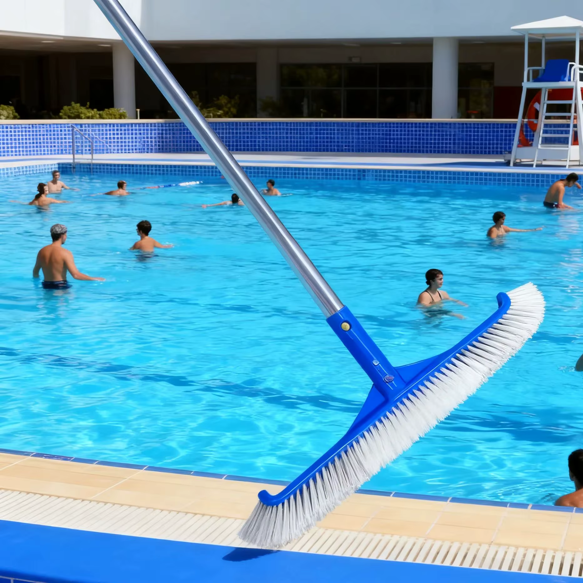 Tête de brosse pour piscine pour nettoyer les parois de la piscine