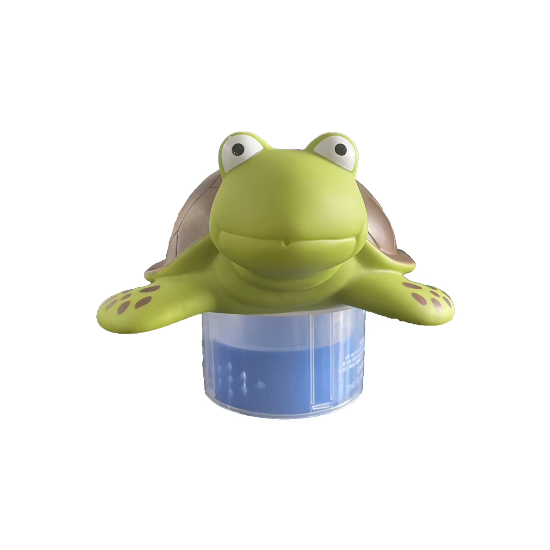 Distributeur de chlore flottant grande capacité en forme de tortue