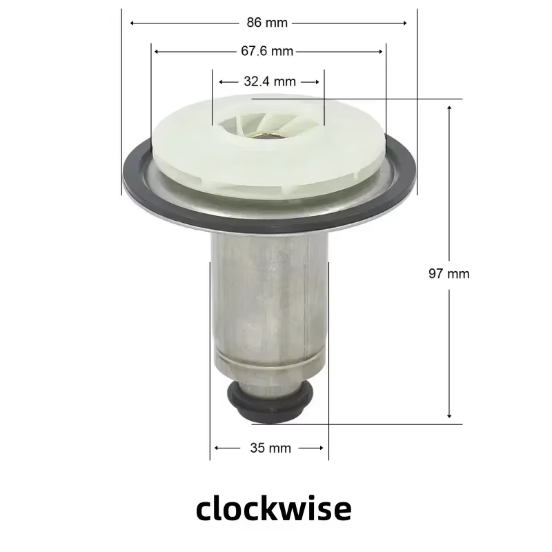 Rotor de moteur de pompe de circulation d'eau pour chaudière à gaz