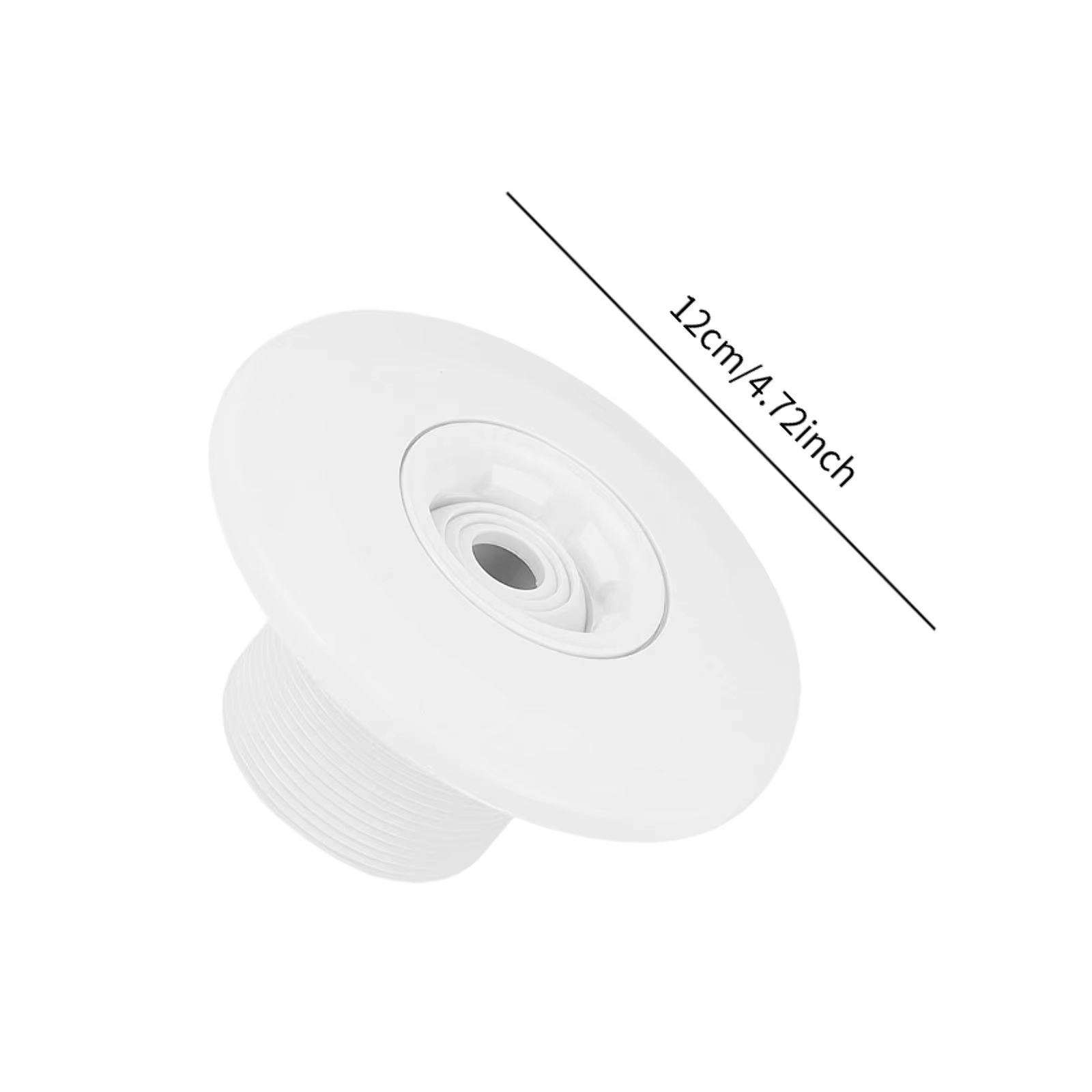 Buse de jet de piscine 2-en-1 rotative en PP