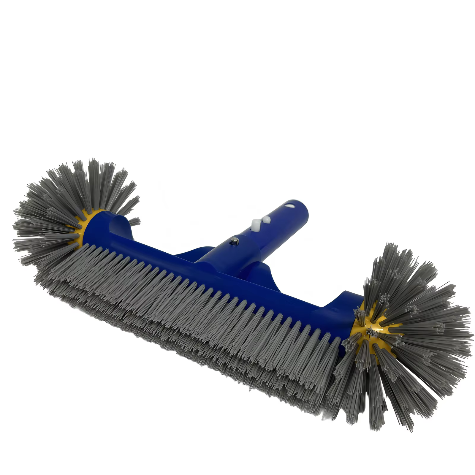 Tête de brosse de piscine robuste de 13 pouces avec manche en aluminium détachable pour le nettoyage des murs