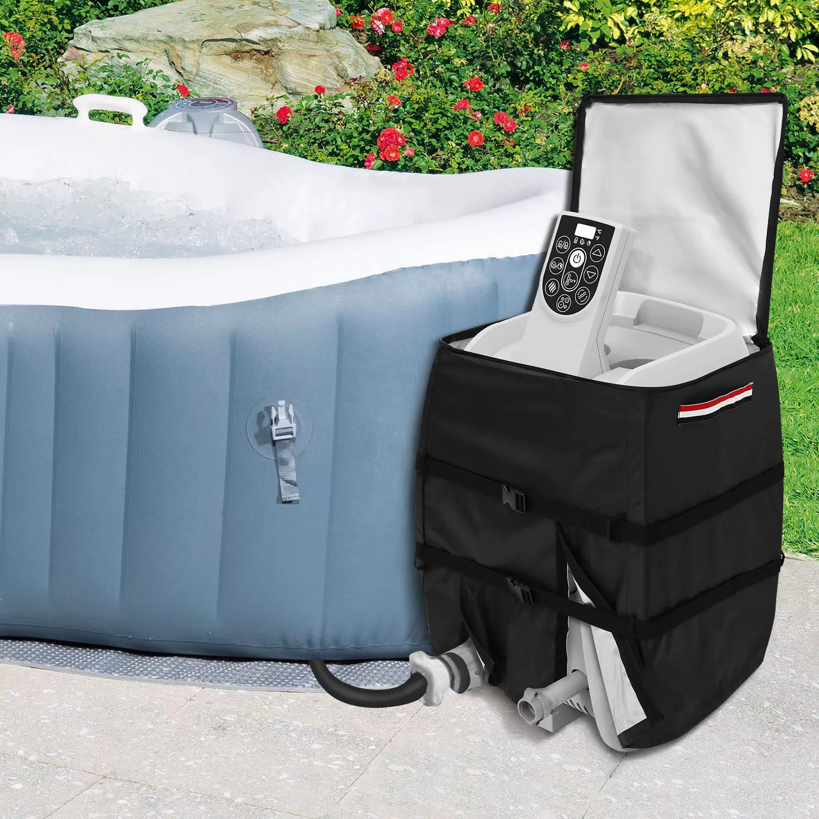Couvercle de pompe de chauffe-eau universel pour spa