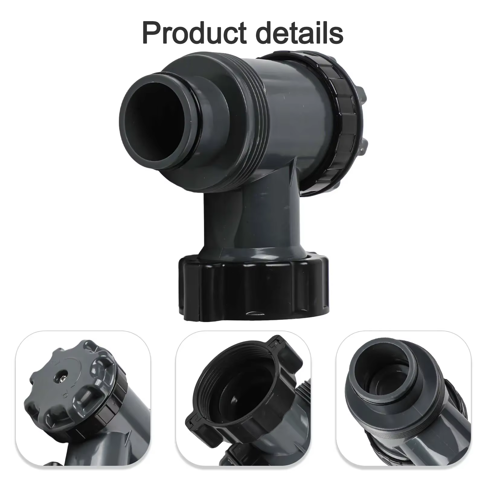 Valve à piston d'entretien de piscine