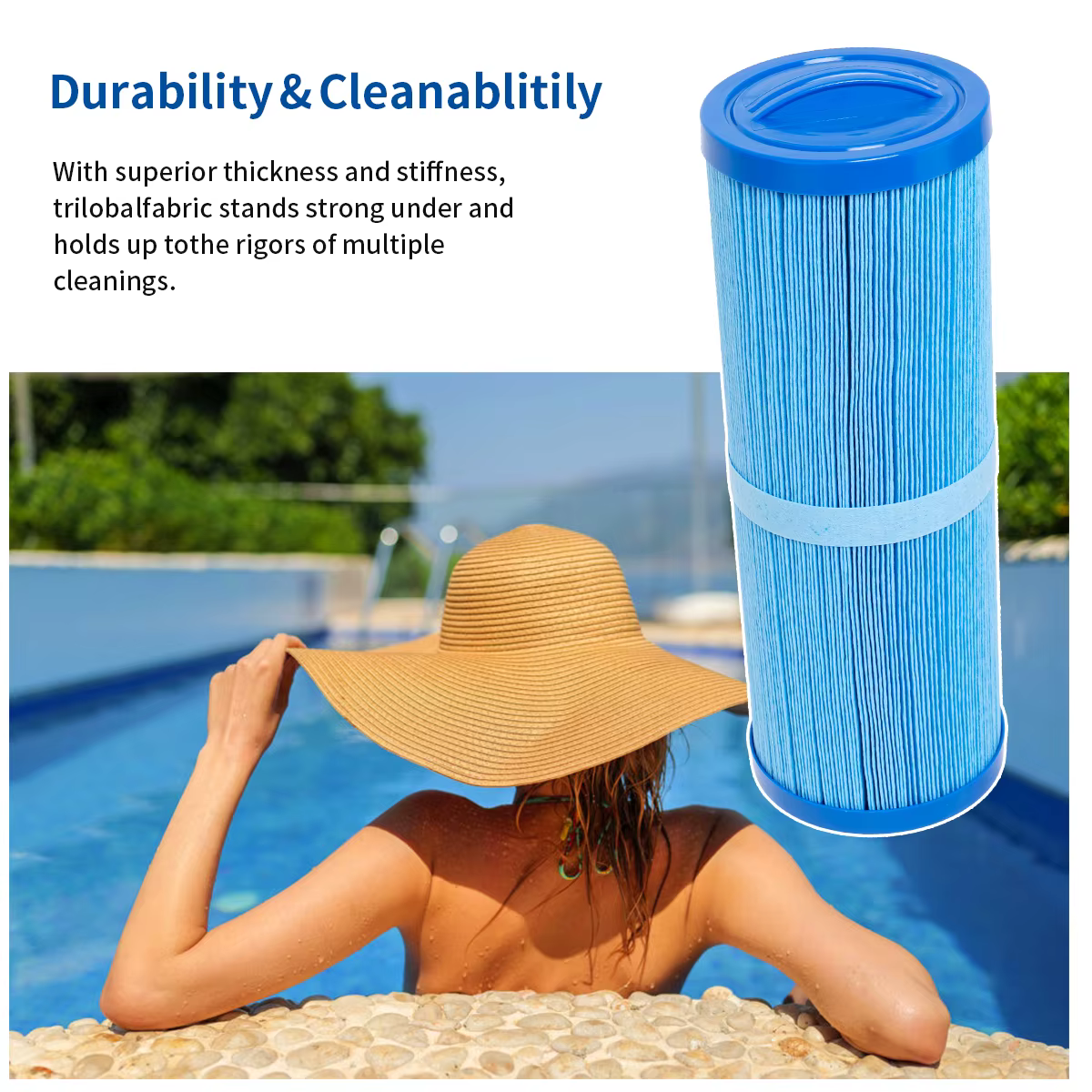 Filtre de piscine durable pour Jacuzzi Pww50L 4CH-949
