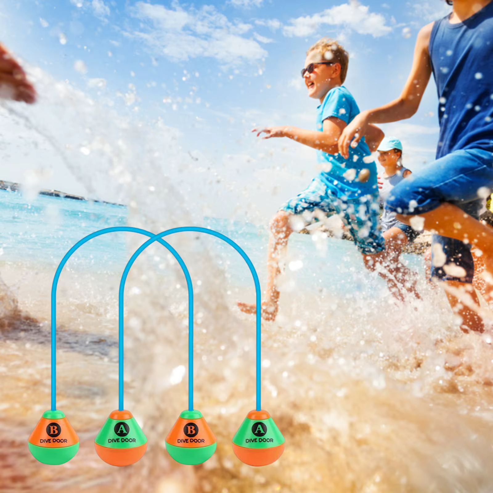 Lot de 2 aides de jeu aquatiques amusantes pour la plongée sous-marine
