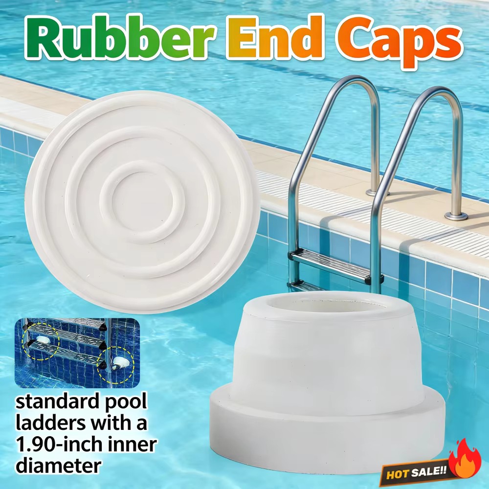 Bouchon de protection universel en caoutchouc pour tube d'échelle de piscine