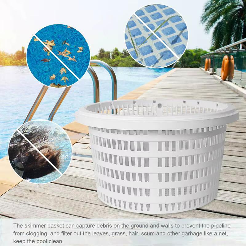 Panier d'écumoire de piscine de 19cm