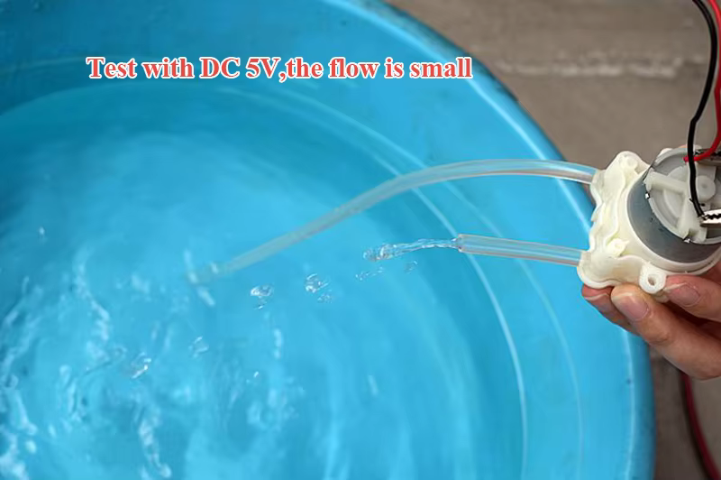 Micro pompe péristaltique DC 5V 6V