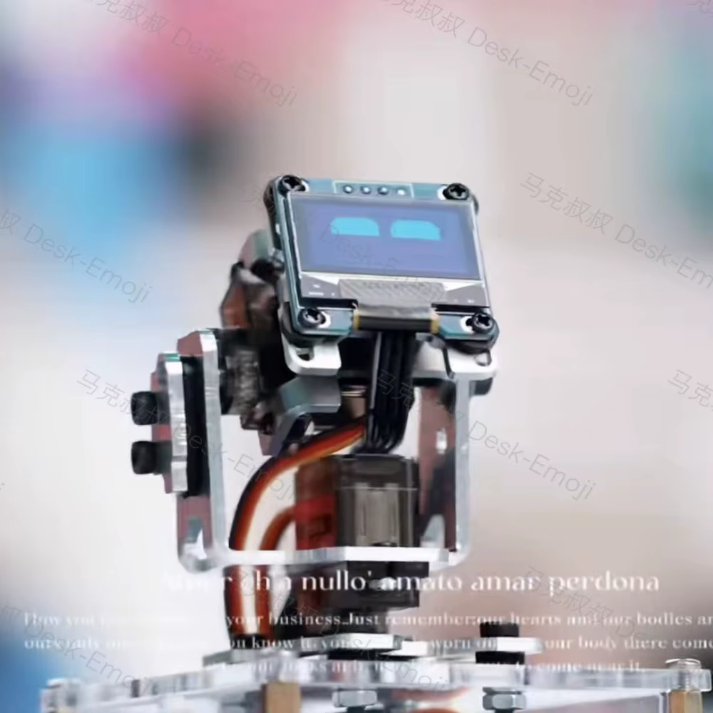 Robot de bureau intelligent IA de Monsieur Mark : Reconnaissance vocale, dialogue vocal, jouet fini, IA de bureau pour la collaboration