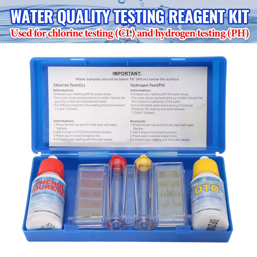 Kit de Test d'eau et de chlore PH