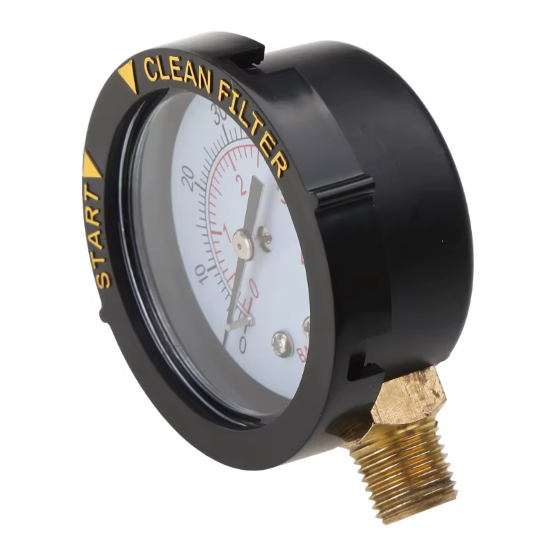 Jauge de pression d'eau utilitaire pour piscine