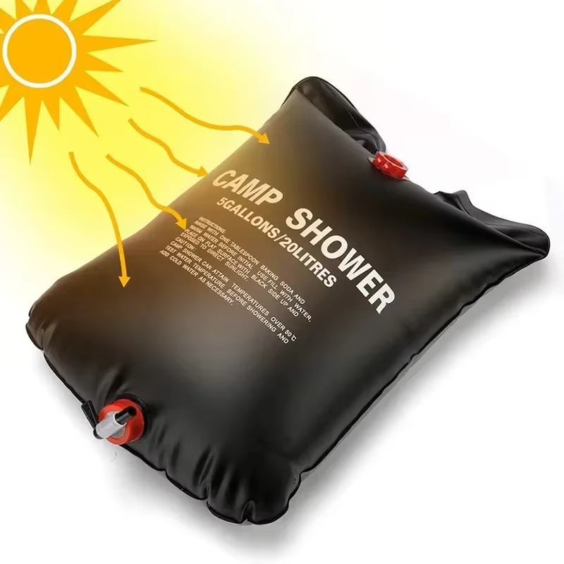 Sac de douche solaire pliable 20/40l