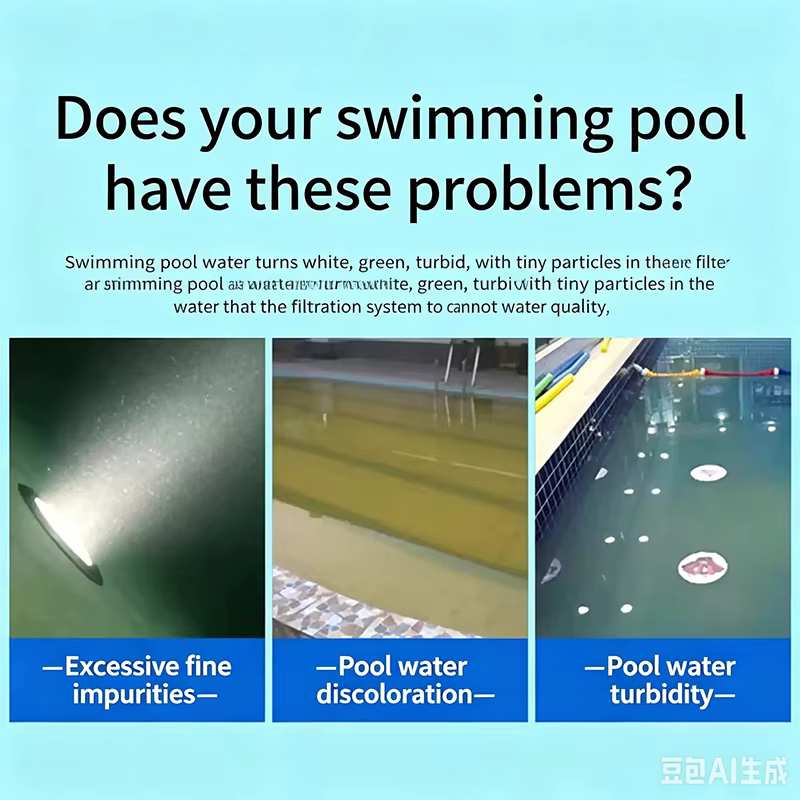 Comprimés de traitement de l'eau de piscine KJM-100pcs