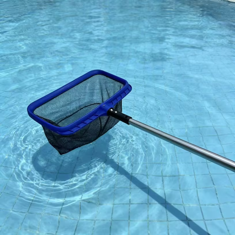 Épuisette de piscine améliorée avec poignée détachable pour le nettoyage des piscines