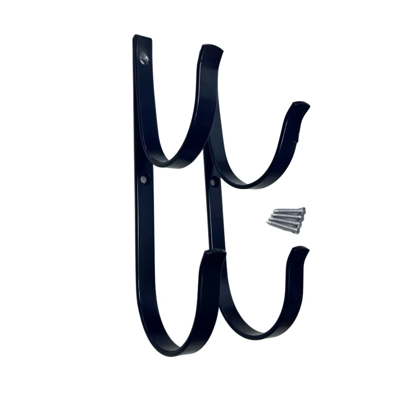 Lot de 2 supports de piscine en aluminium pour perches télescopiques - Rangement