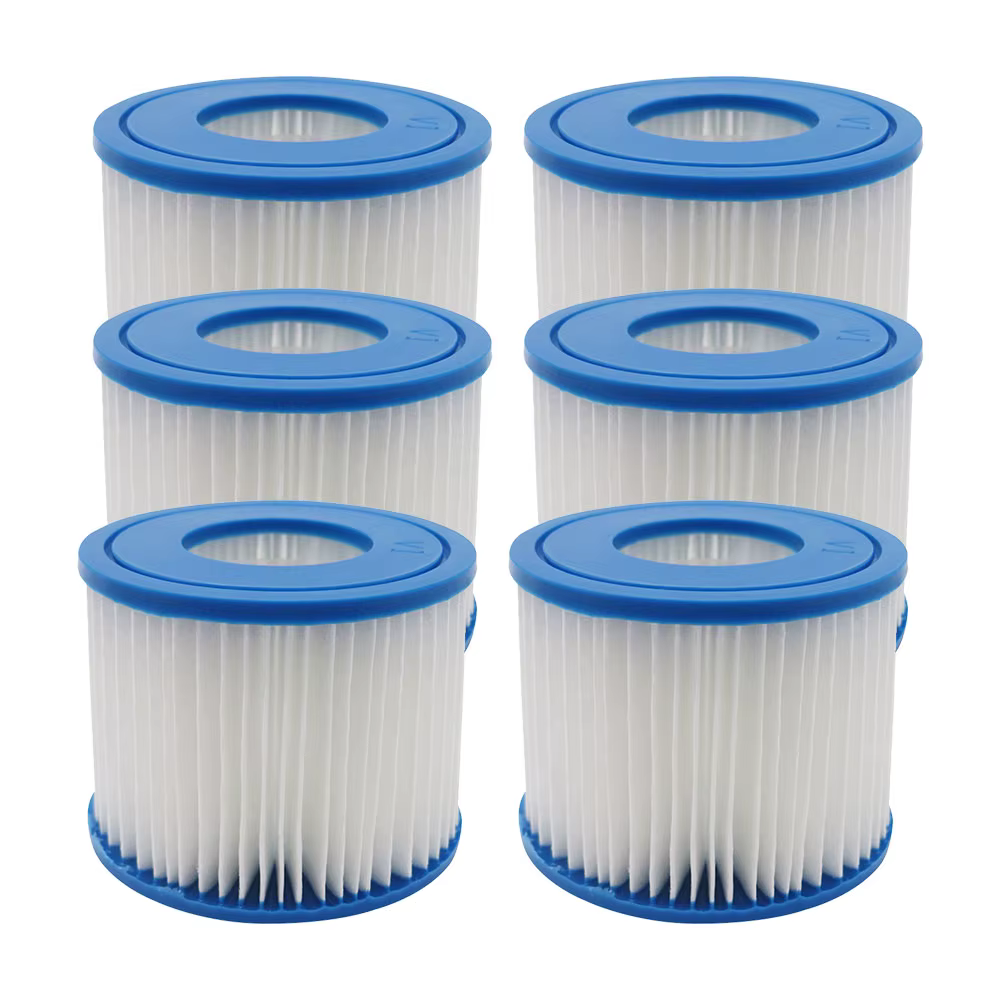 Filtre de piscine de remplacement adapté à la cartouche filtrante Bestway Flowclear taille VI Lay-Z-Spa - Miami Vegas Palm Springs