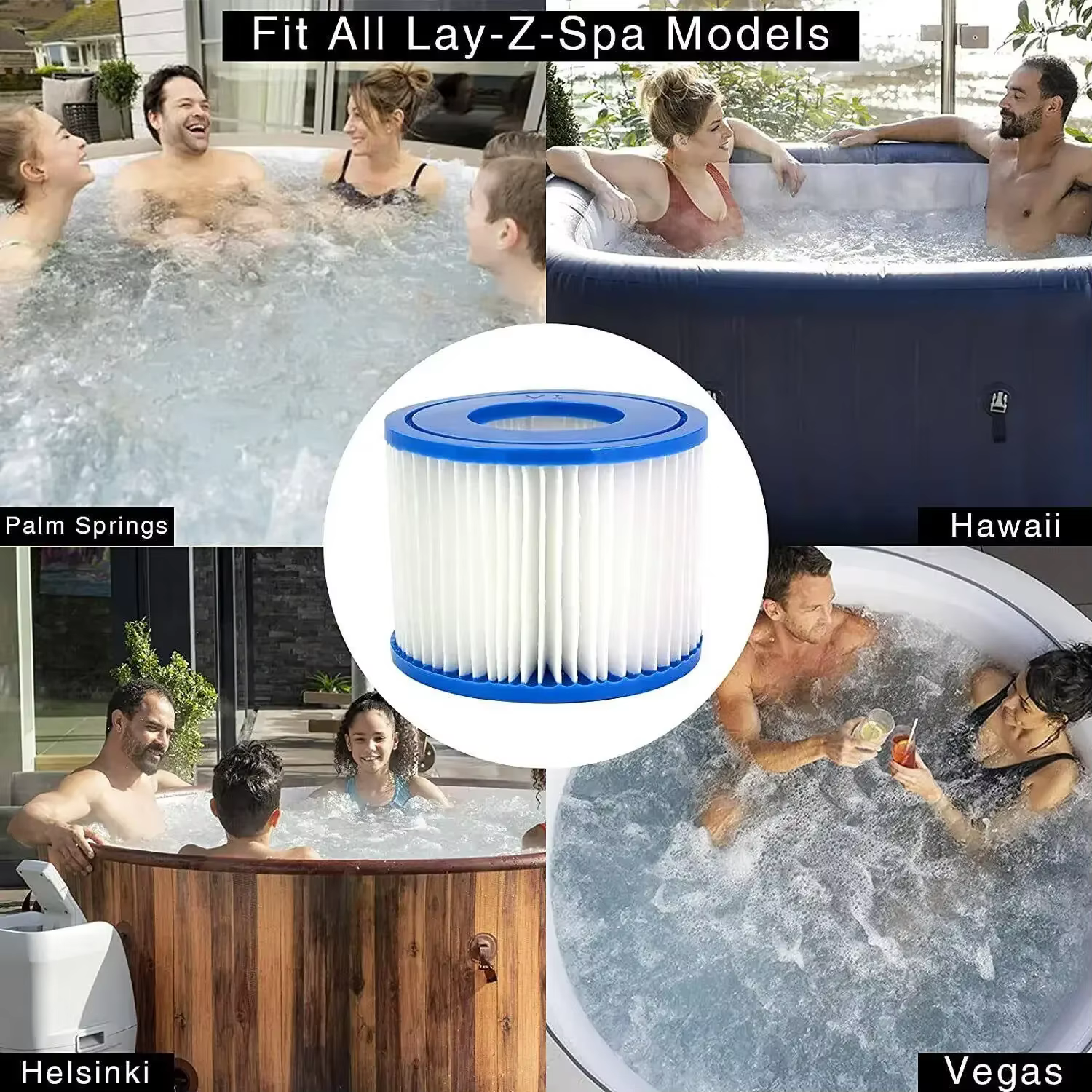 Cartouche de pompe filtrante pour piscine Bestway VI