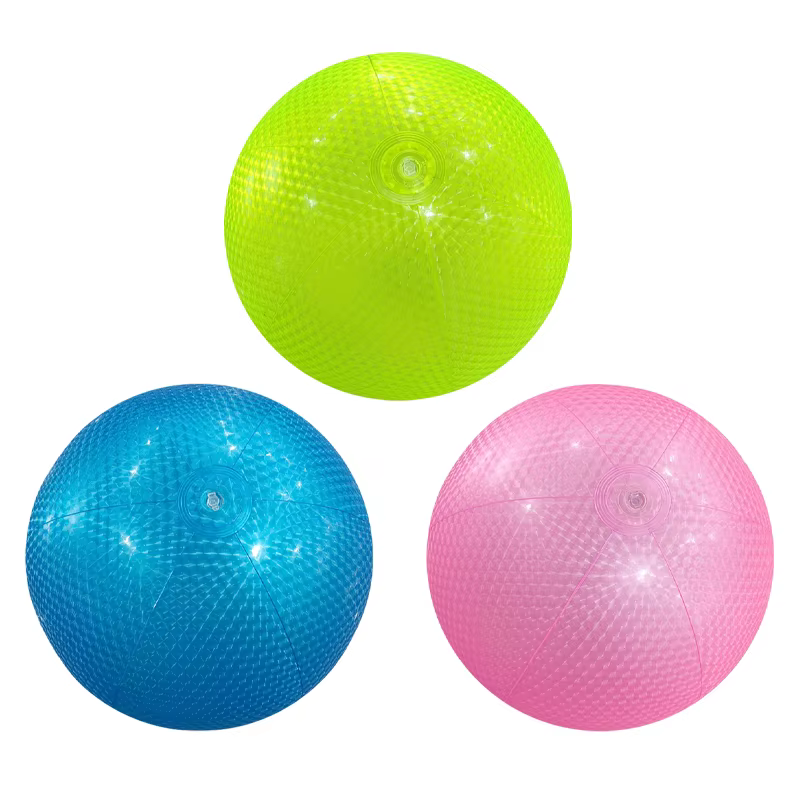 Balles de plage gonflables couleur perle