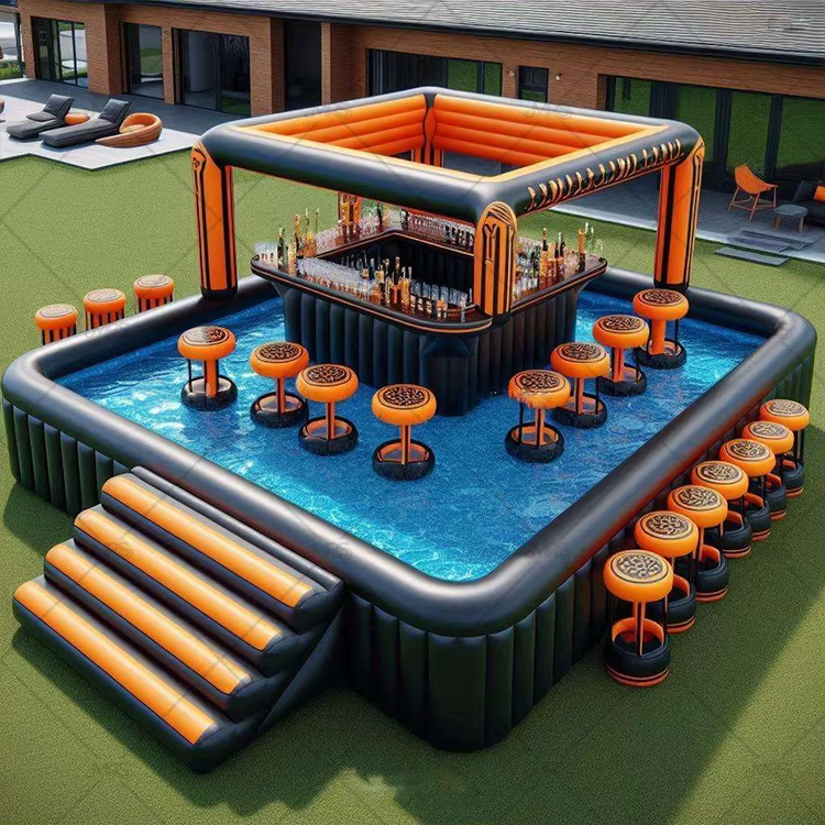 Bar flottant en PVC pour piscine