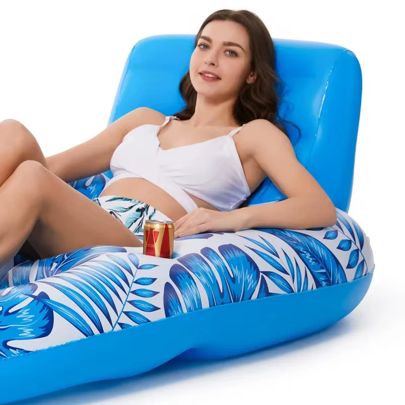 Chaise longue gonflable pour adultes