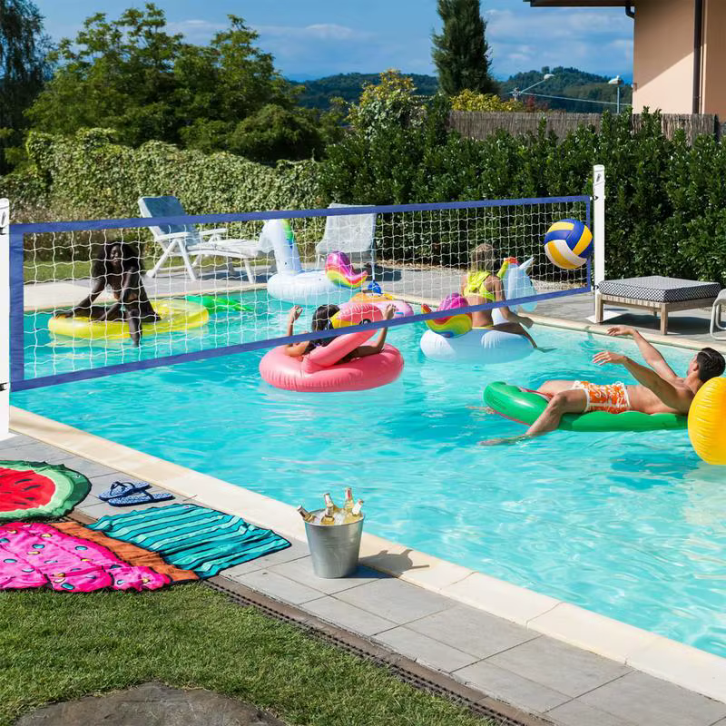 Filet de volley-ball aquatique Portable 15X3 pieds