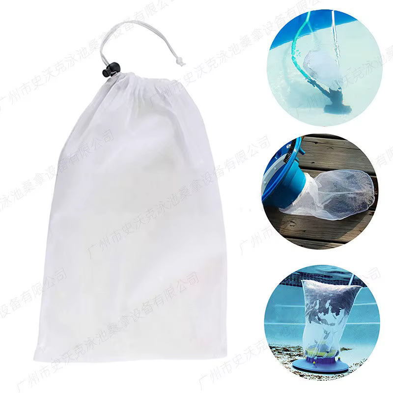 6 sacs de nettoyage de piscine à mailles fines