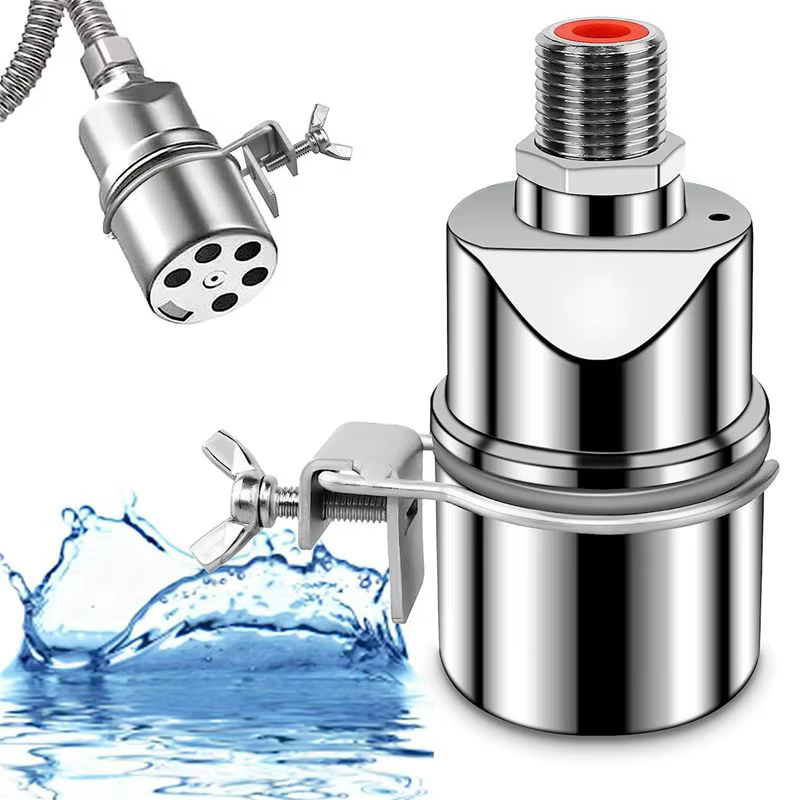 Vanne à flotteur en acier inoxydable KYCOR-1/2 pouce pour réservoir de piscine