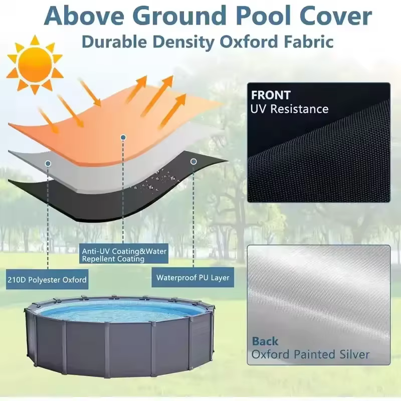 Couvertures solaires rondes pour piscine