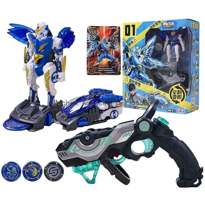 2025 Screechers Wild 5 Transformation robot déformation voiture ornements jeu cristal Code mystère rotation figurines d'action enfants jouets