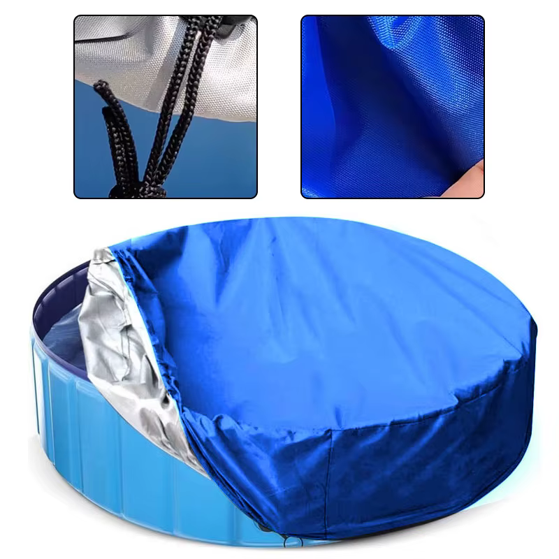 Couverture de piscine ronde pour cour extérieure