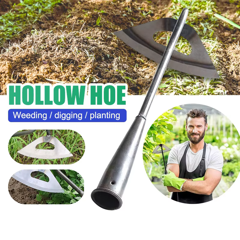 Houe creuse durcie, désherbeurs de jardin, permettant d'économiser du travail, désherbage, ameublissement, outils agricoles, râteau de plantation, outils manuels de jardin