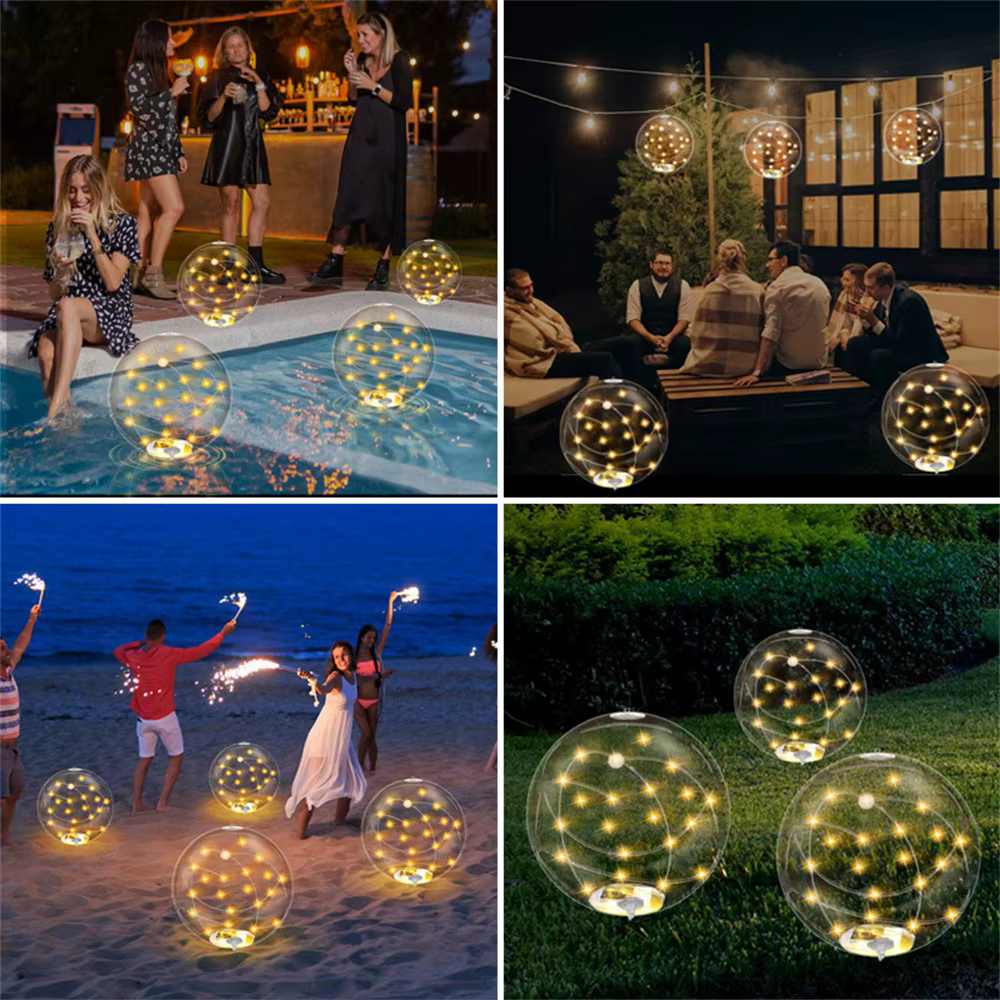 1 pièce de lumières flottantes féériques pour piscine