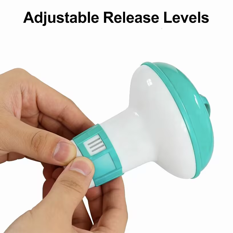 Flotteur chimique pour piscine flottante