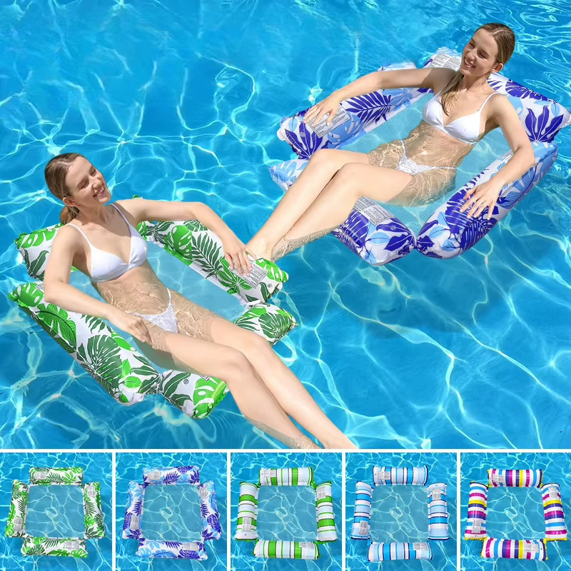 Matelas flottant gonflable en PVC pour piscine