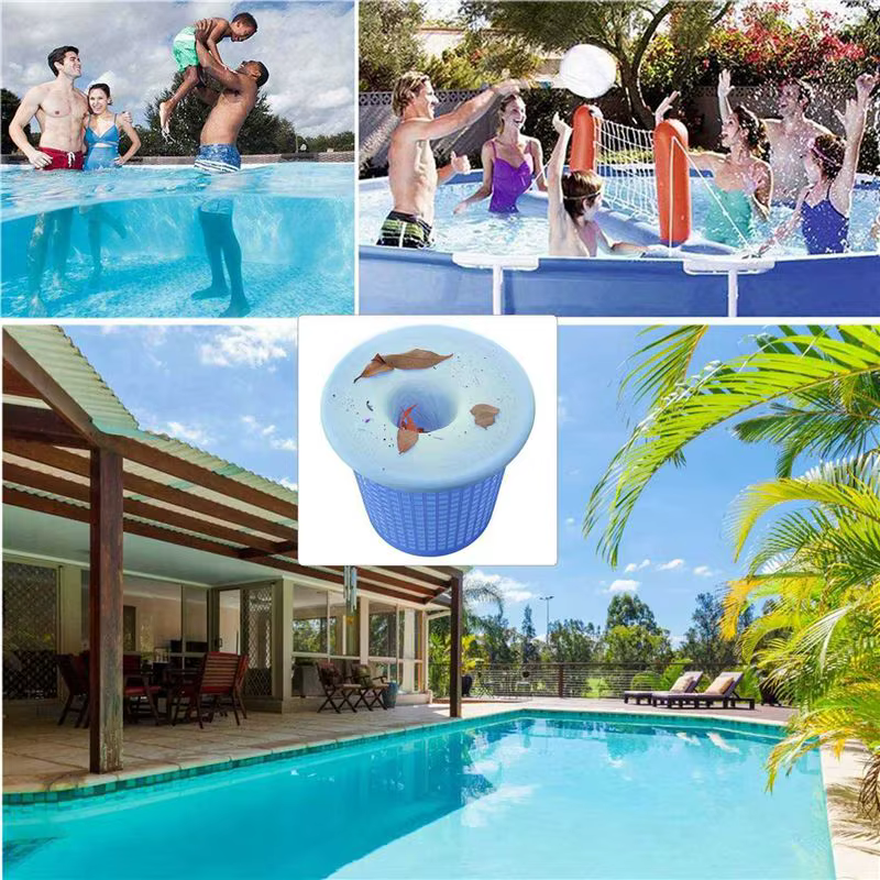 50Pcs Chaussettes de filtration pour skimmer de piscine