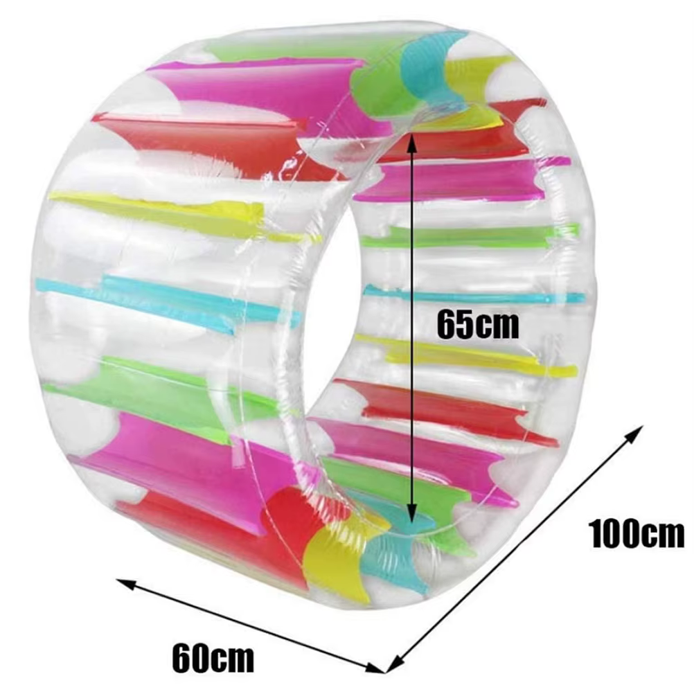 Roue aquatique gonflable pour piscine, rouleau aquatique type hamster