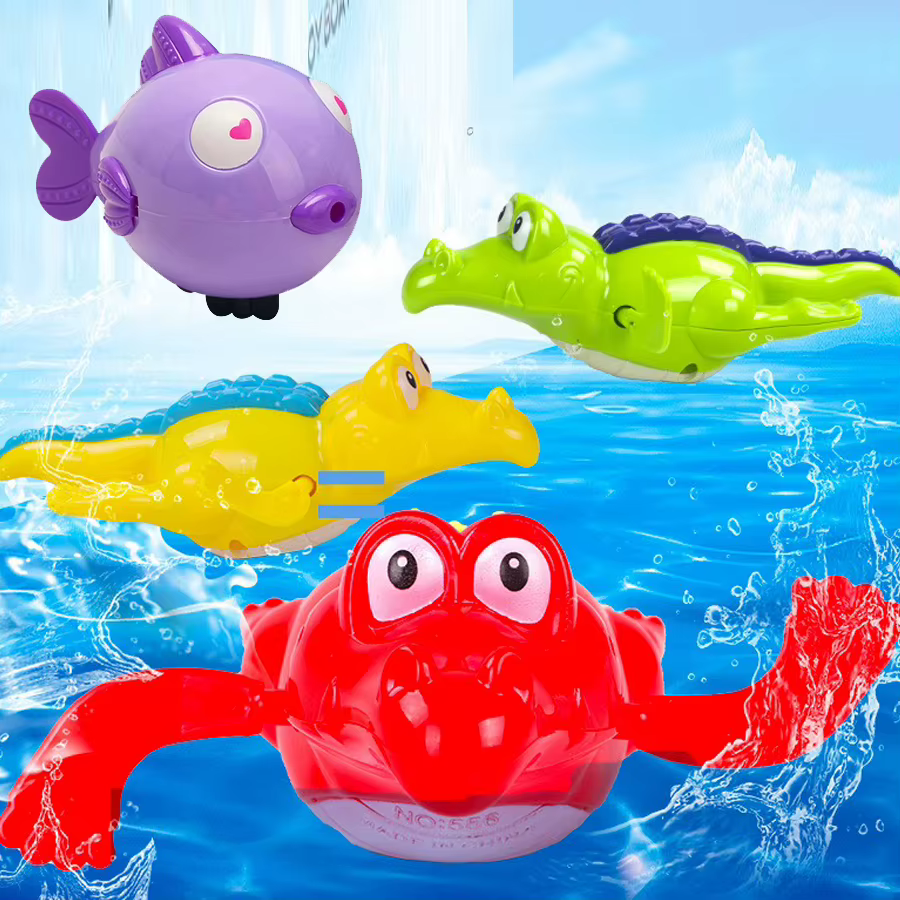 Jouets aquatiques animaux à remonter